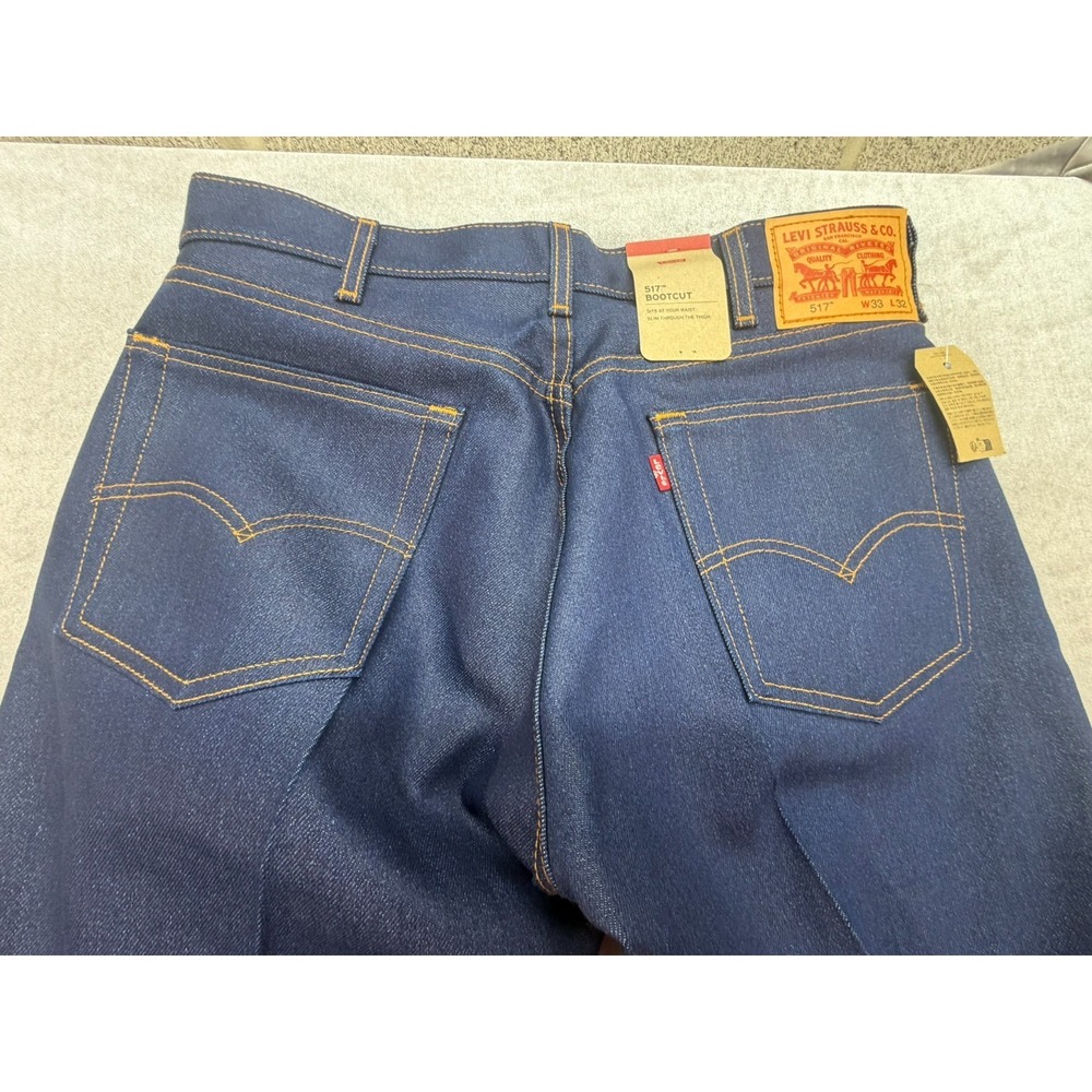 NWT Levi's 517 Bootcut Men Denim Jeans 33/32 - Picture 9 of 12